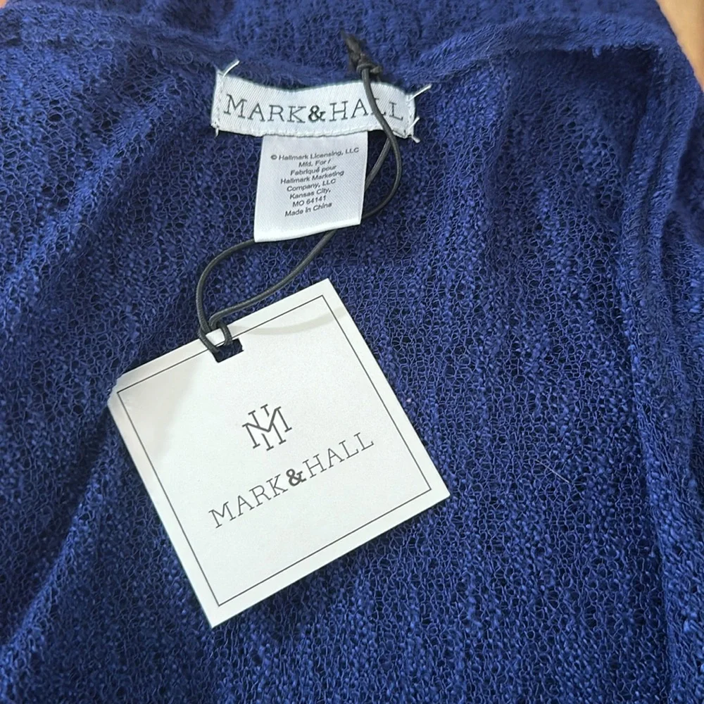 Mark & Hall Elegant Blue Cape for Women NWT
